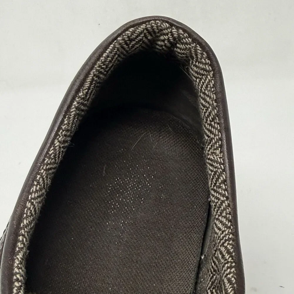 Patagonia Loulu Shoes Mens 14 Brown Leather Outdoor Walking Minimalist Lace Up